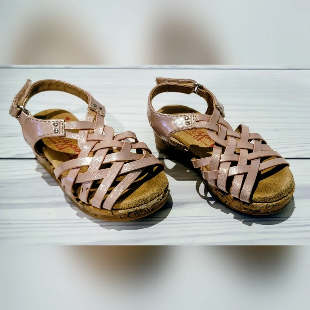 Jellypop Kids Girls Mauve Sandals Size 6M